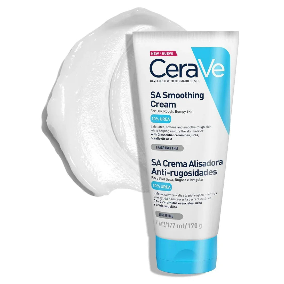 CeraVe SA Smoothing Cream for Rough and Bumpy Skin 177G