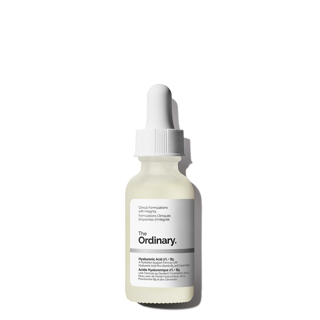 The Ordinary Hyaluronic Acid 2% + B5 30 ml  (with Ceramides), Multi-Depth Hydration Serum for Plumper, Smoother Skin