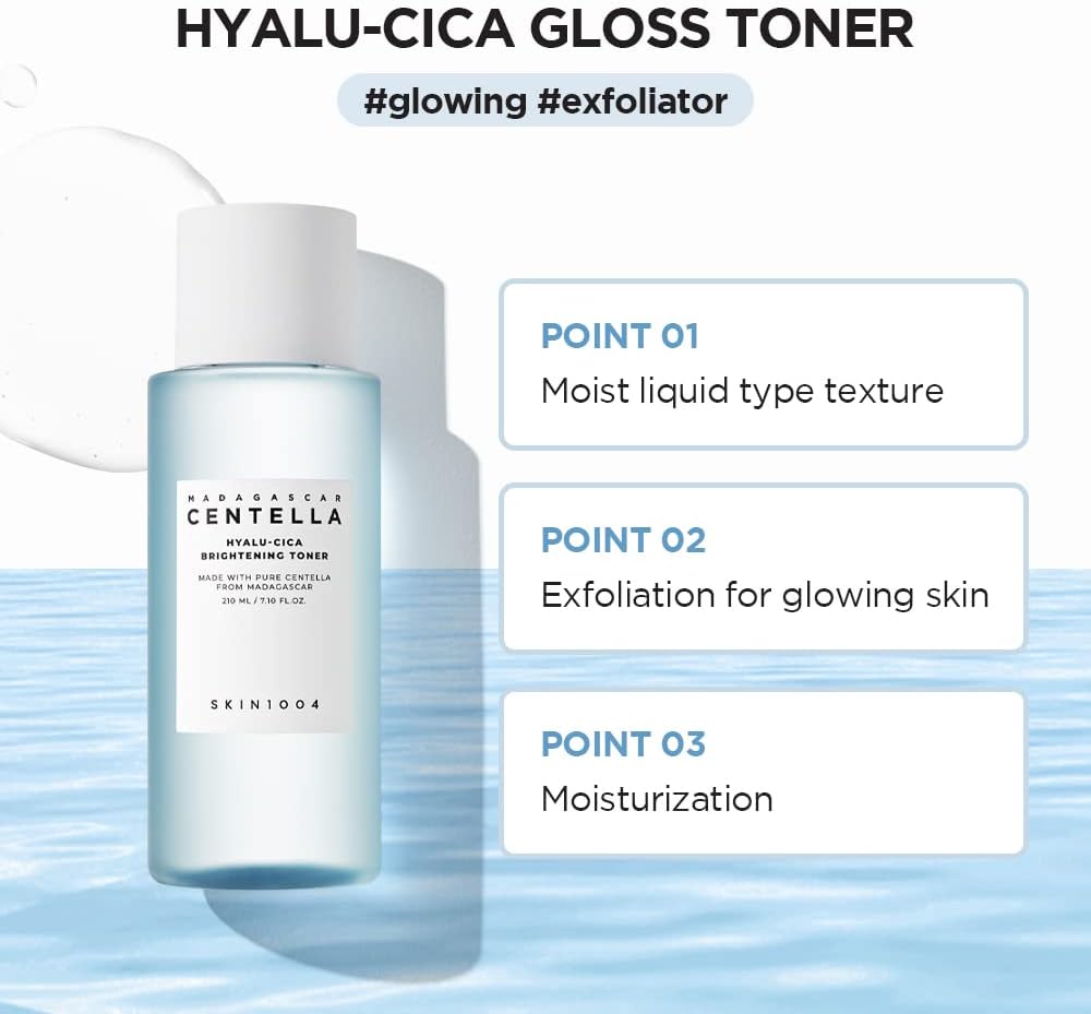 Skin1004 - Madagascar Centella Hyalu-Cica Brightening Toner 210ml