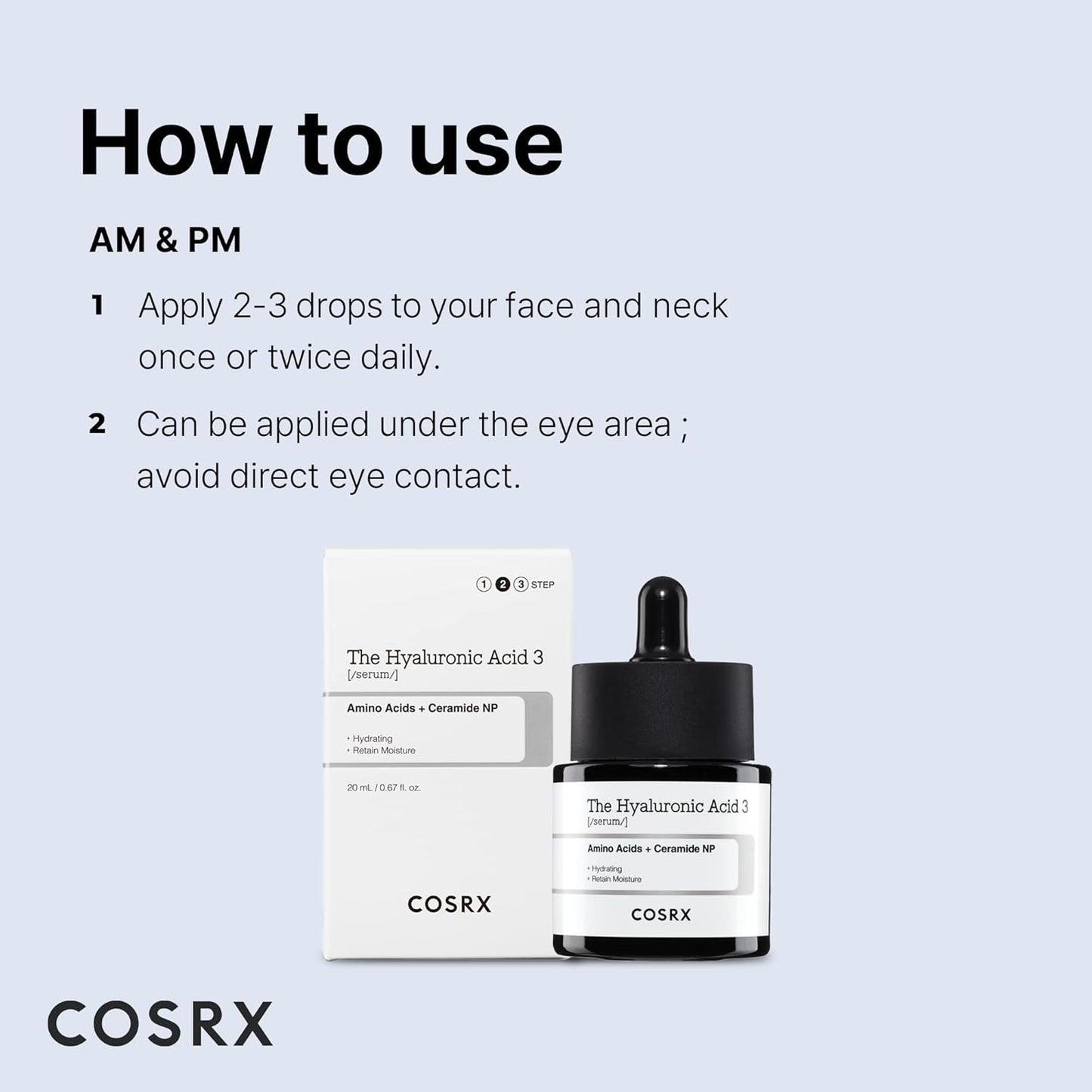 COSRX The Hyaluronic Acid 3 Serum 20 ML