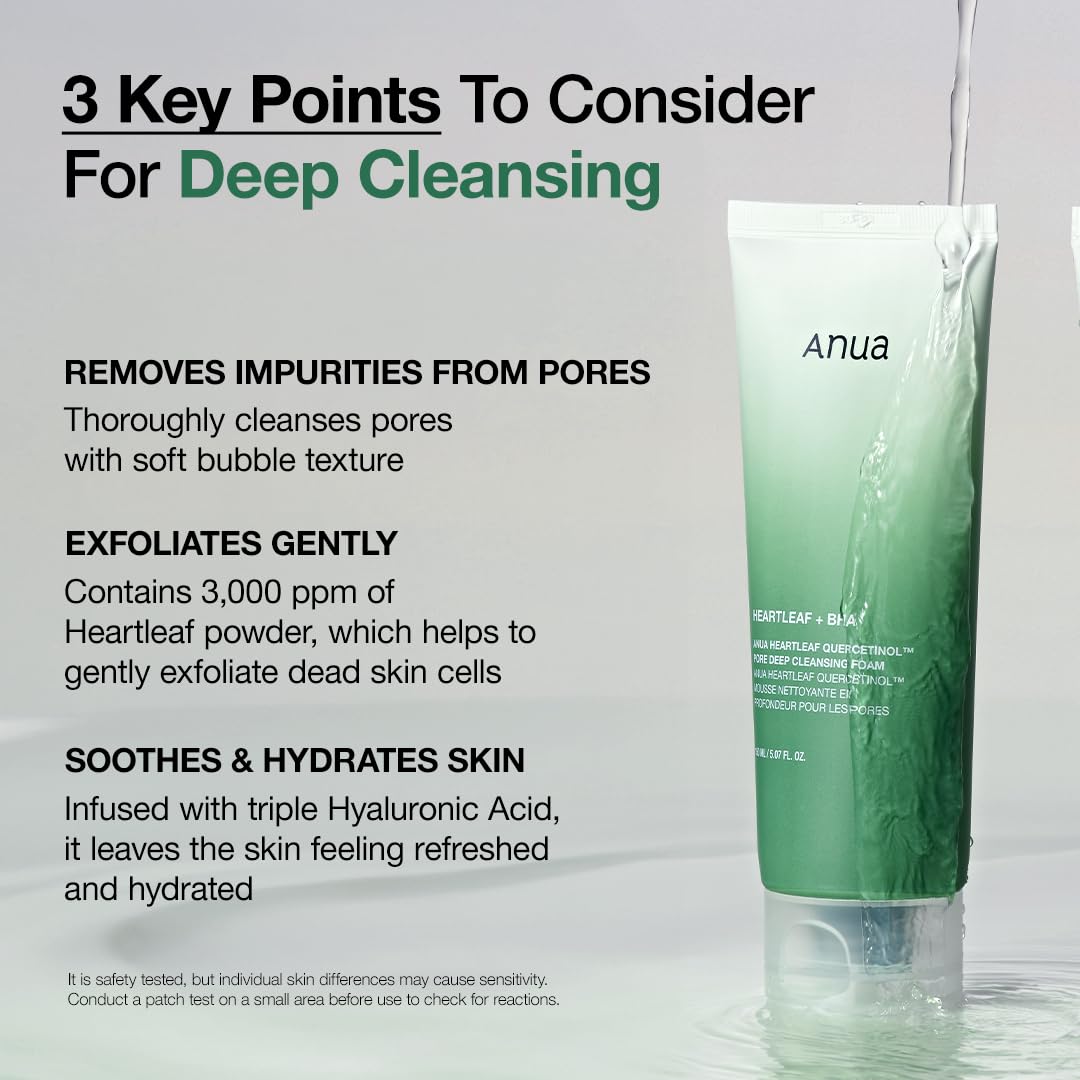 Anua - Heartleaf Succinic Moisture Cleansing Foam 150ML