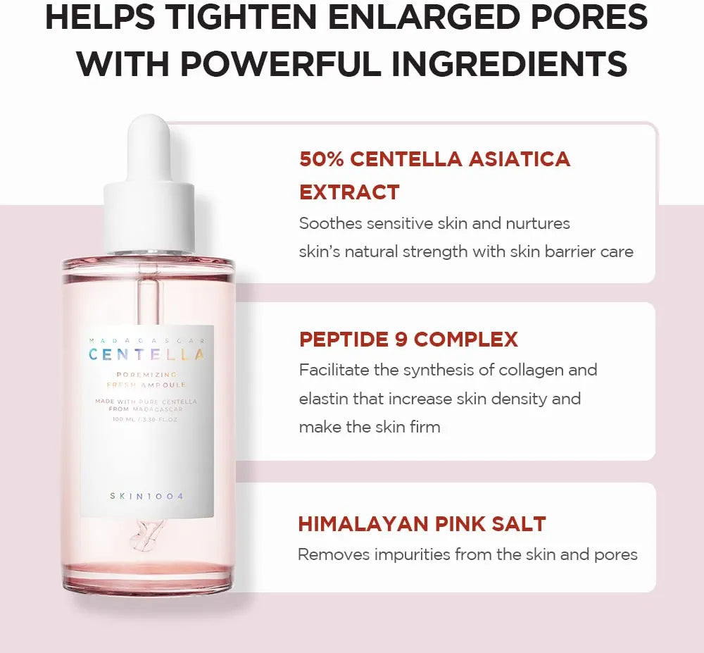 Skin1004 – Madagascar Centella Poremizing Fresh Ampoule 100ml