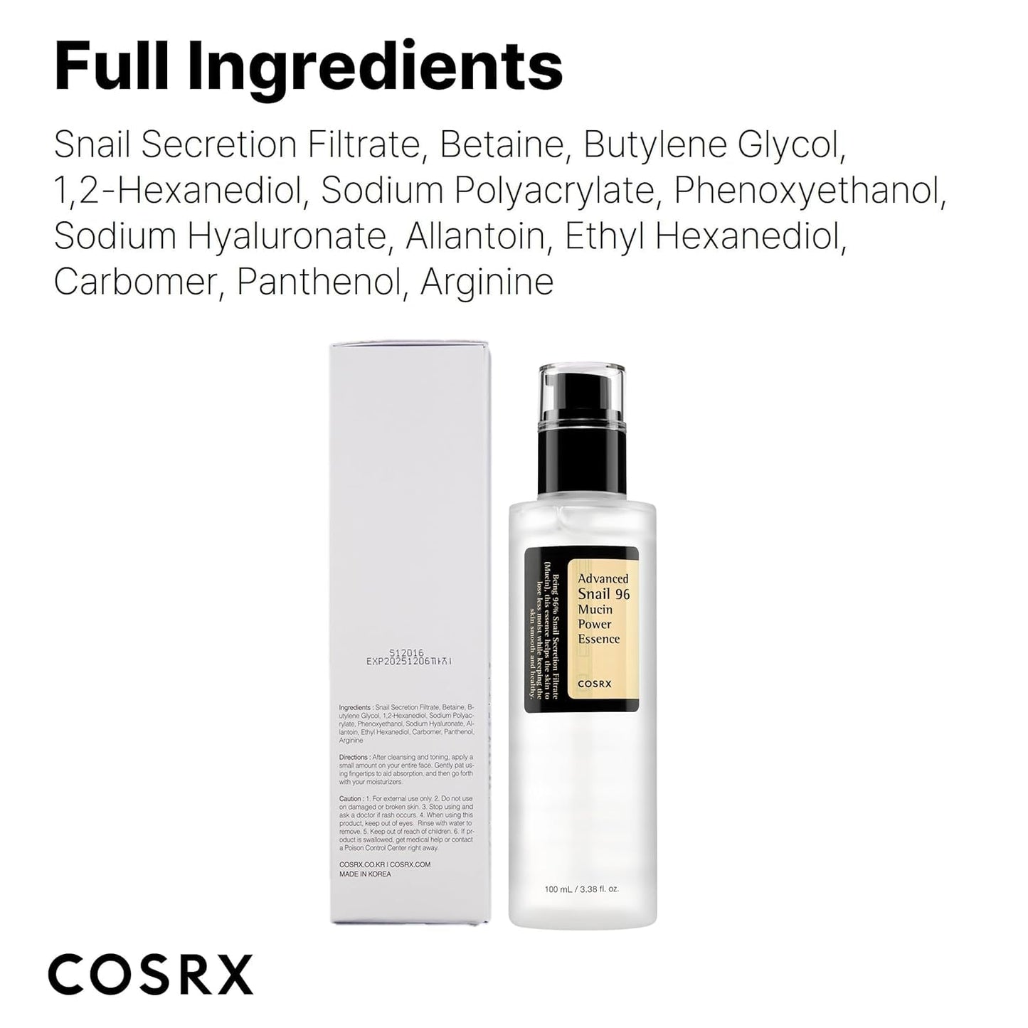 COSRX Advanced Snail 96 Mucin Power Essence 100 ML