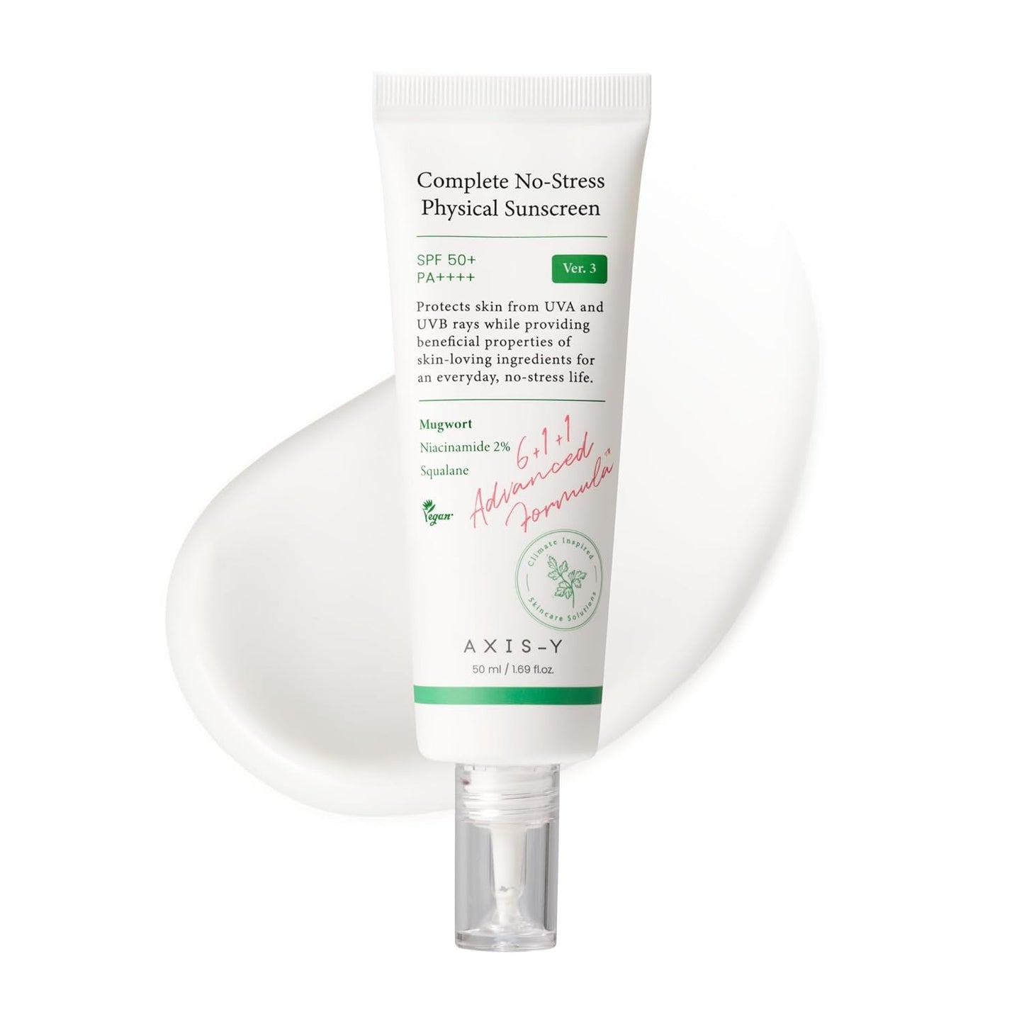 axis-y complete no-stress physical sunscreen 50 ML