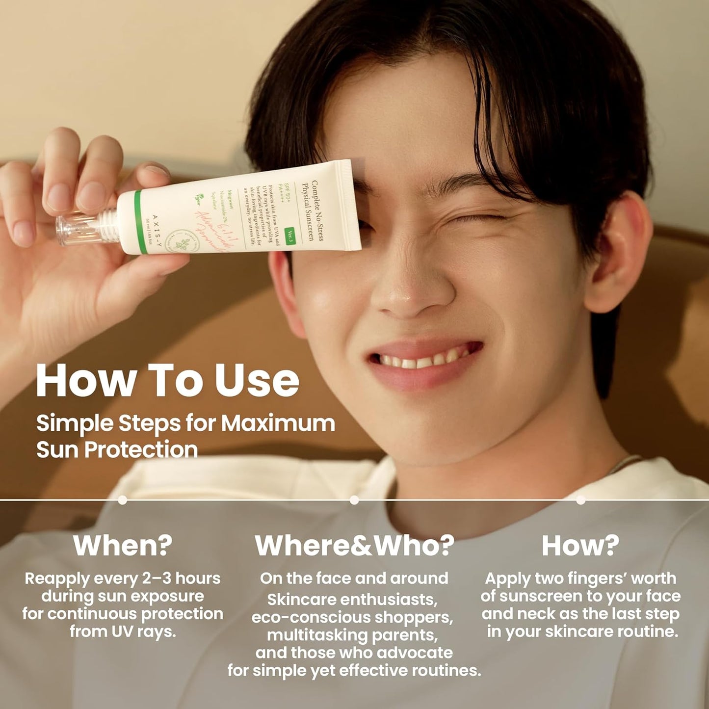 axis-y complete no-stress physical sunscreen 50 ML