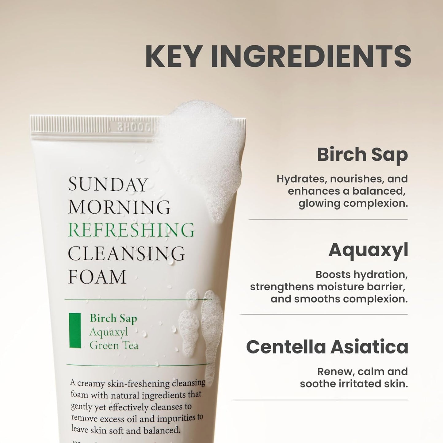 Axis Y Sunday Morning Refreshing Cleansing Foam 120 ML