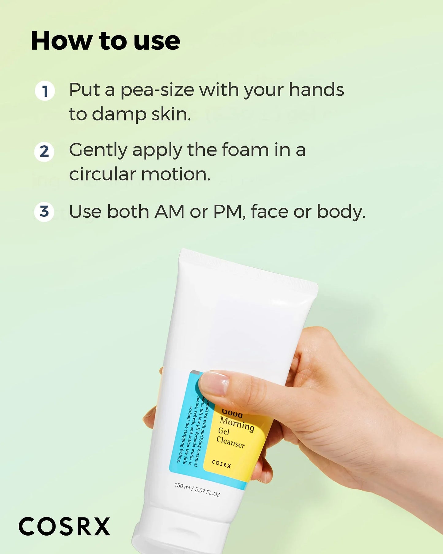 Cosrx low ph good morning gel cleanser 150ml