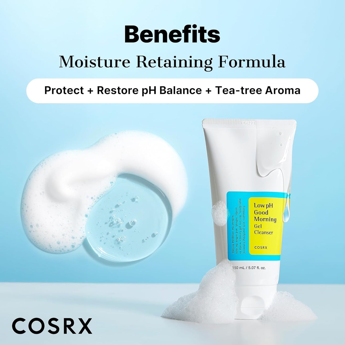 Cosrx low ph good morning gel cleanser 150ml