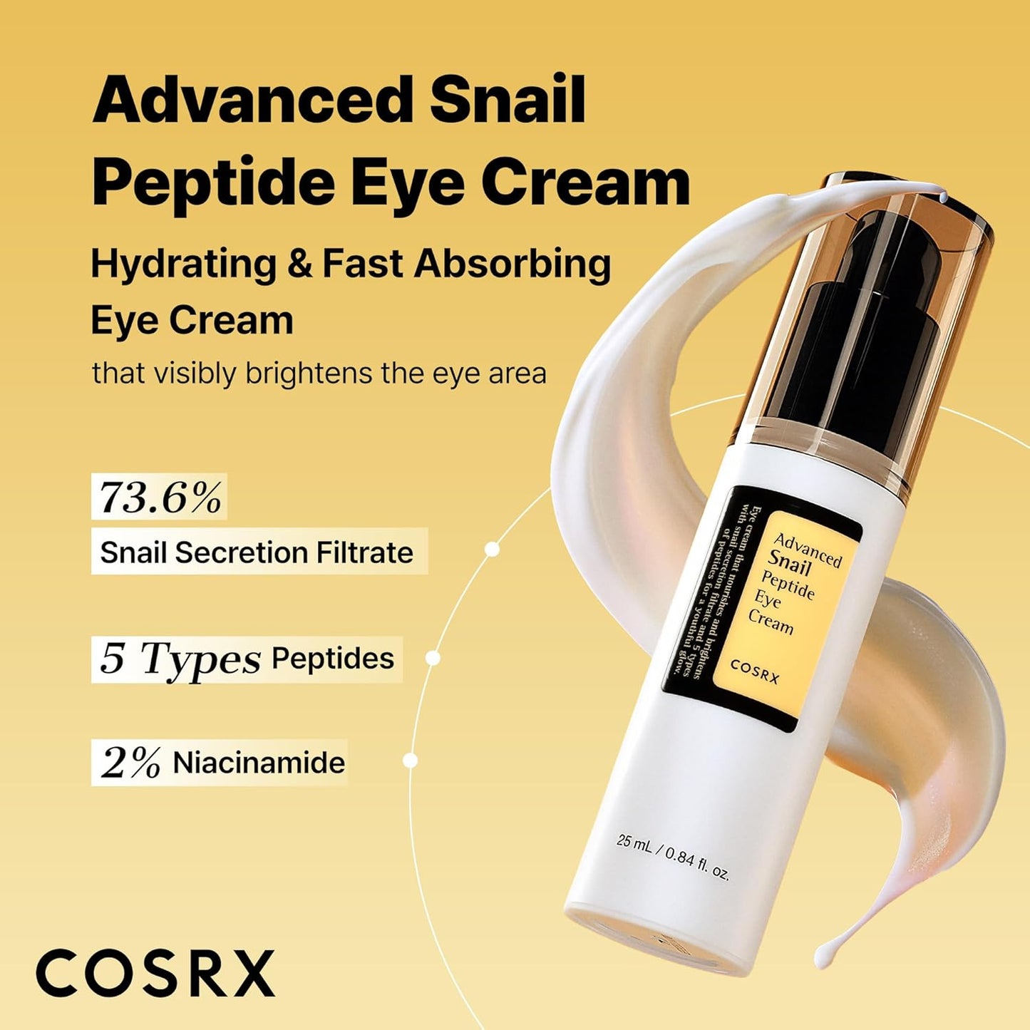 COSRX Snail Mucin Peptide Under Eye Cream 25 ML