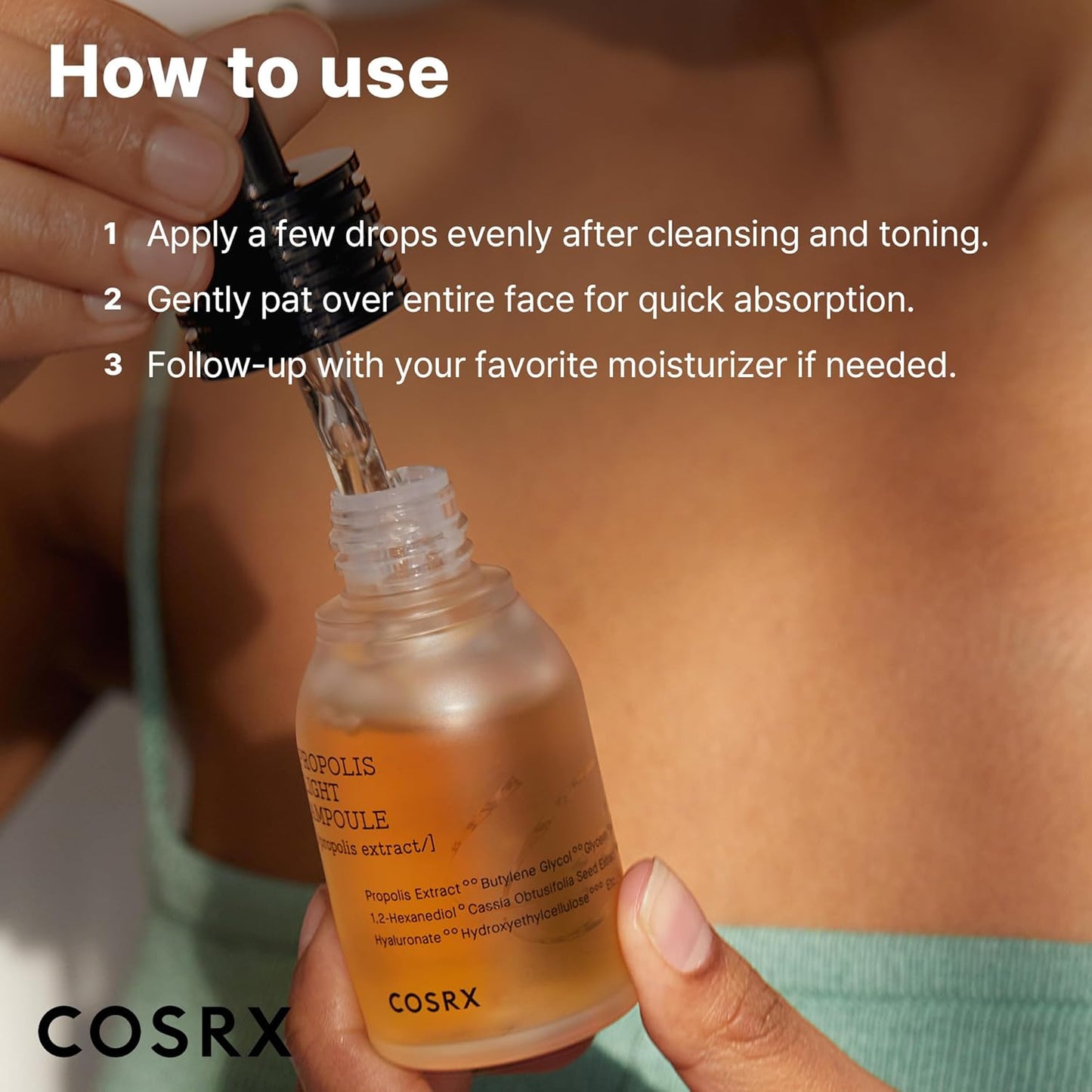 COSRX Propolis Ampoule, Glow Boosting Serum 30 ML