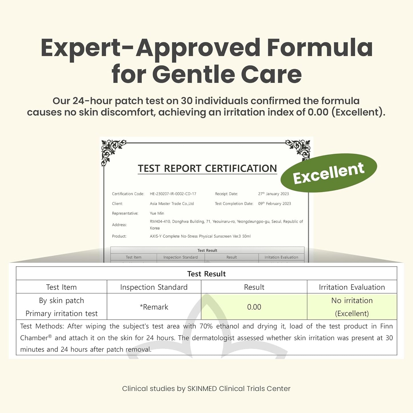 axis-y complete no-stress physical sunscreen 50 ML