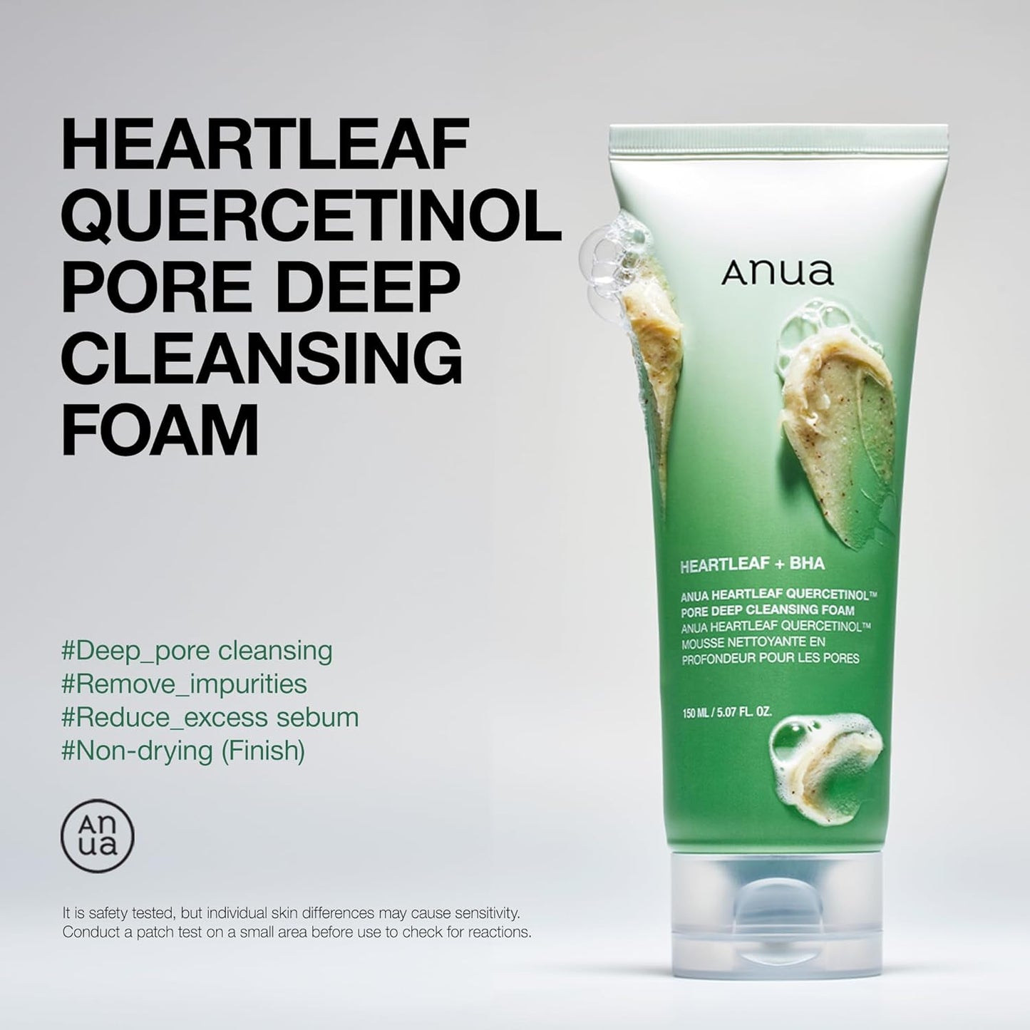 Anua - Heartleaf Succinic Moisture Cleansing Foam 150ML