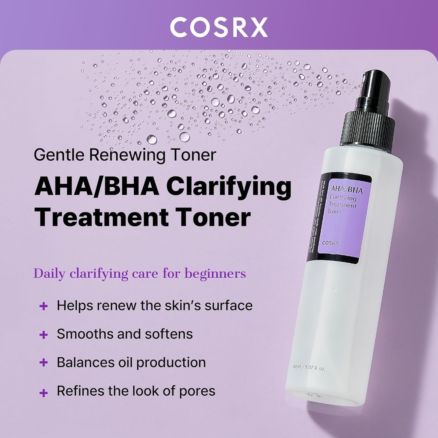 COSRX AHA/BHA Treatment Toner 150 ML