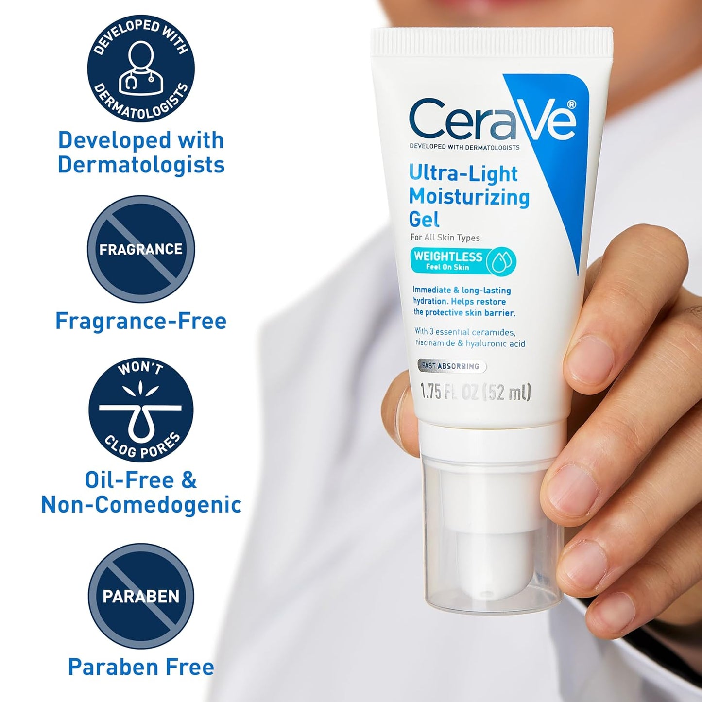 CeraVe Ultra-Light Moisturizing Gel,52 ML