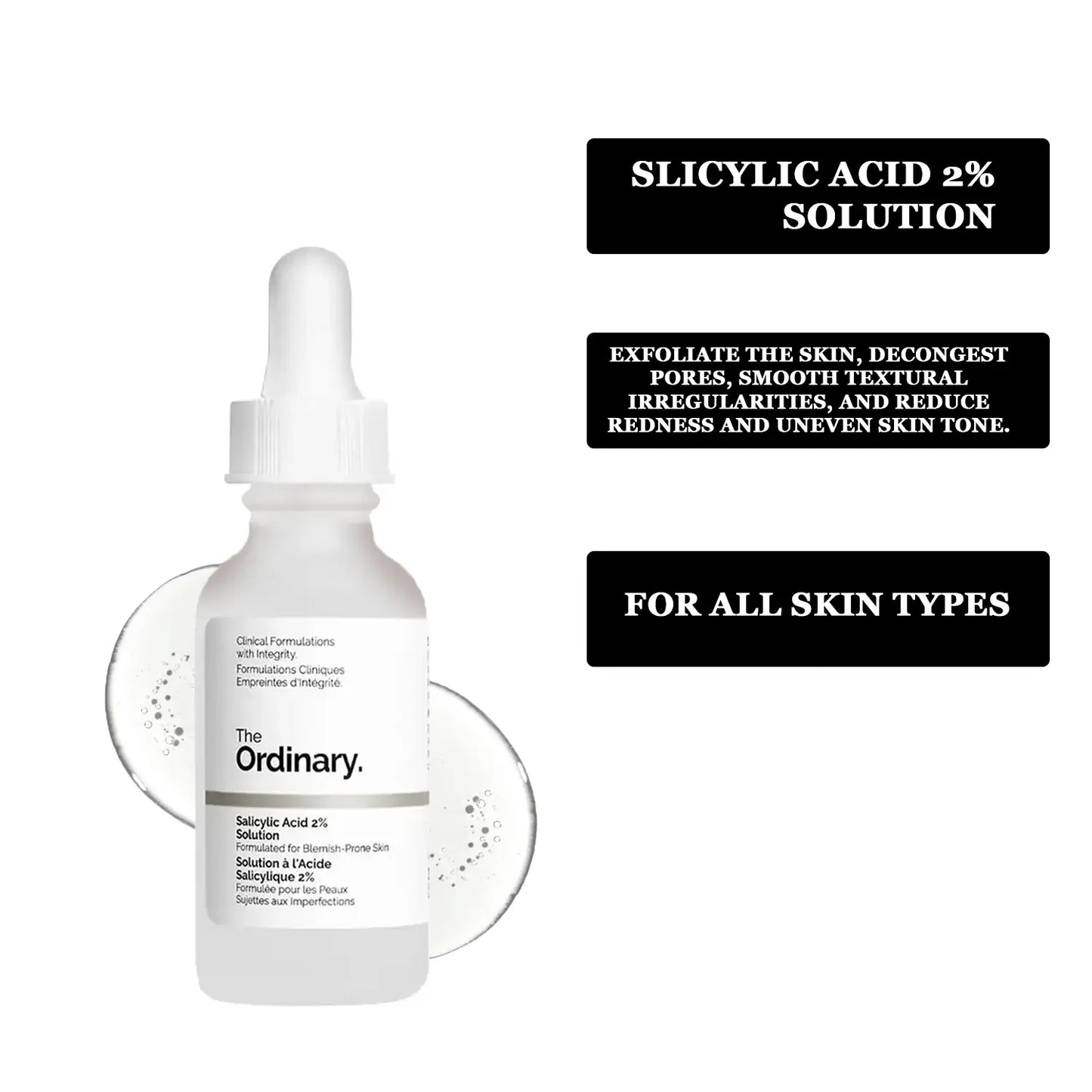 The Ordinary Salicylic Acid 2% 30 ml Solution, Acne-Fighting Serum for Blemish-Prone Skin