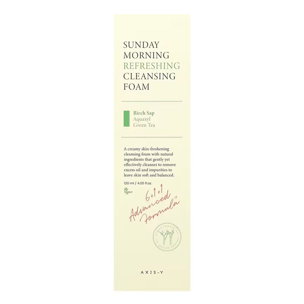 Axis-Y Sunday Morning Refreshing Cleansing Foam 120 ml