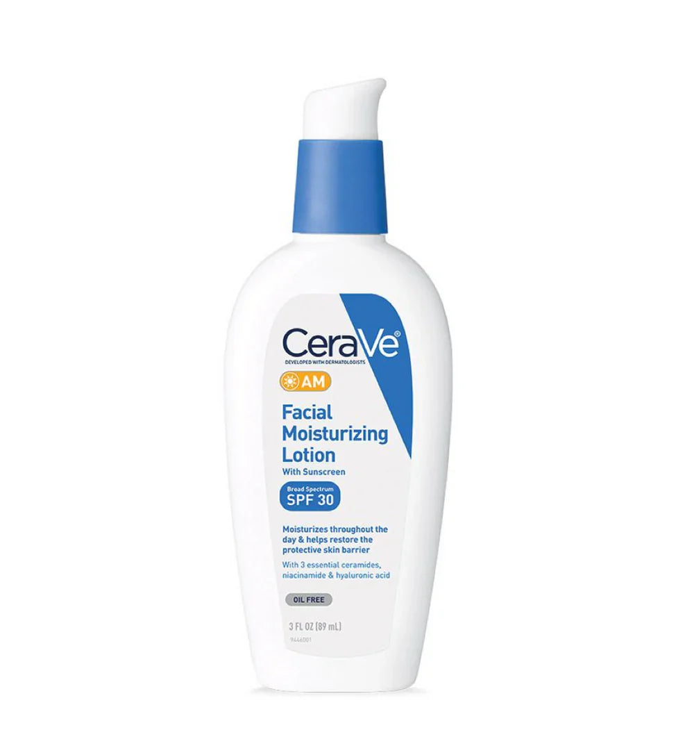 CeraVe AM/Jour Oil-Free Facial Moisturizing Lotion, 89ML