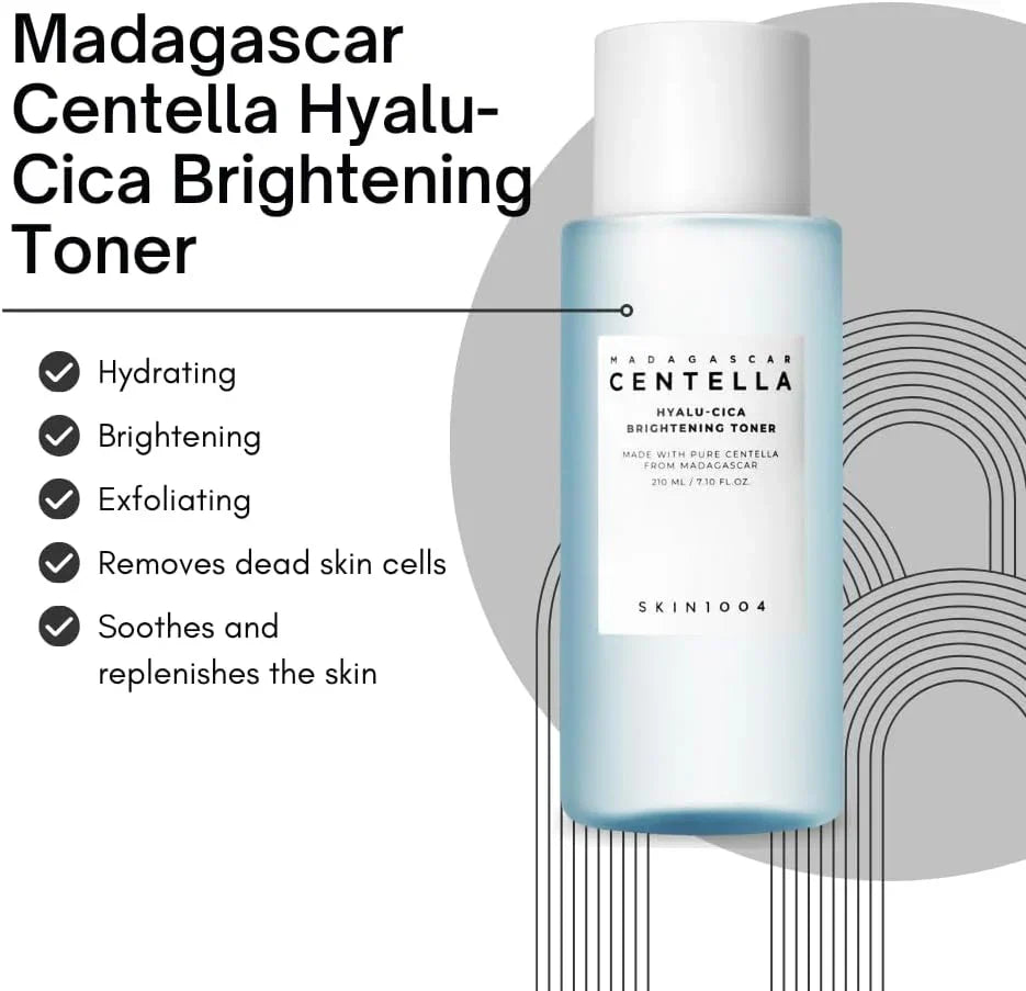 Skin1004 - Madagascar Centella Hyalu-Cica Brightening Toner 210ml