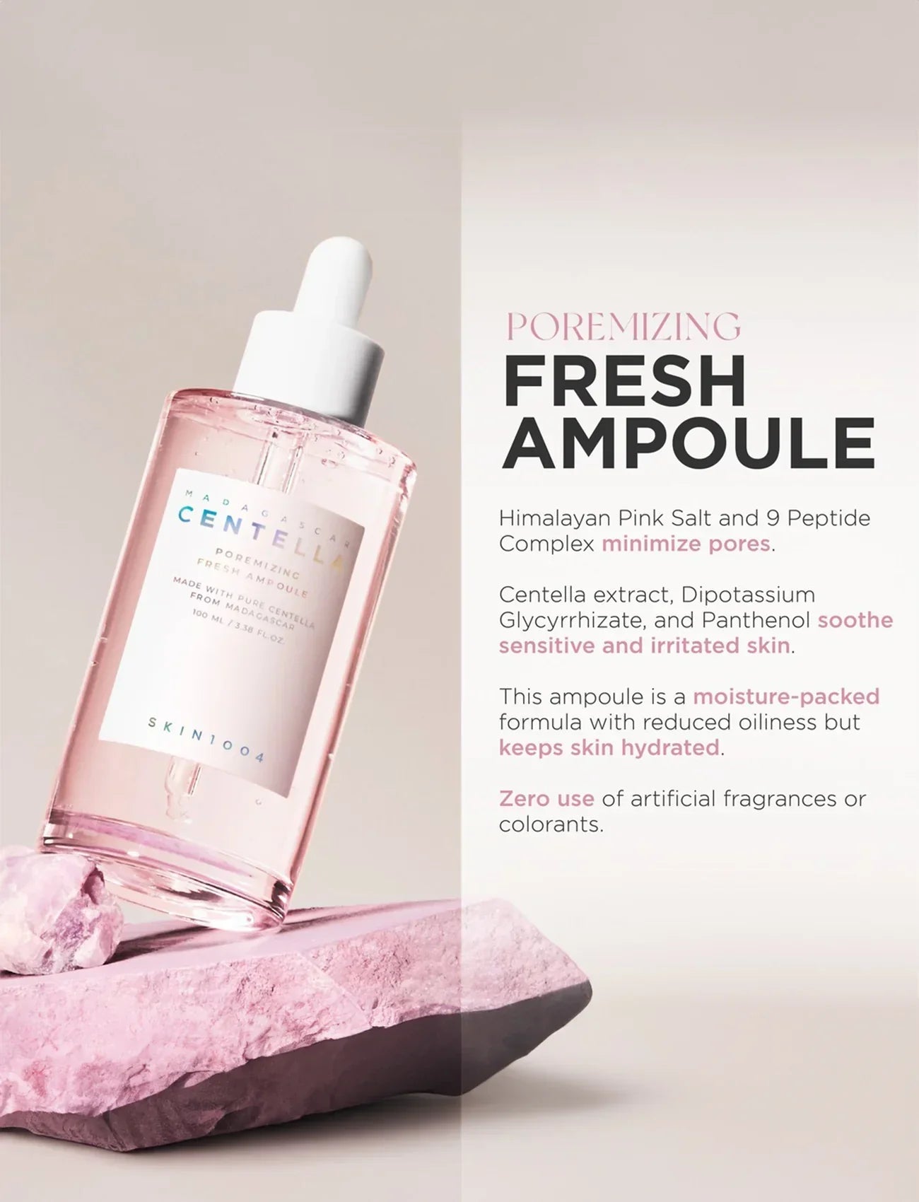 Skin1004 – Madagascar Centella Poremizing Fresh Ampoule 100ml